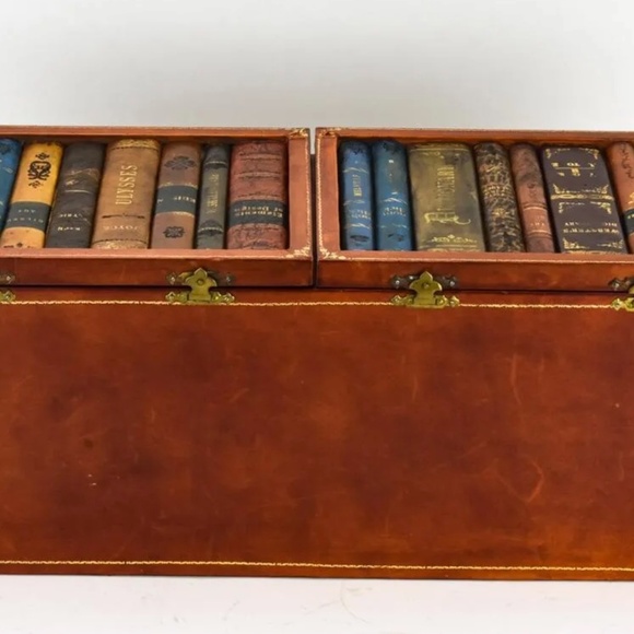 Rare 19C Italian Leather Tantalus Humidor - Picture 7 of 7